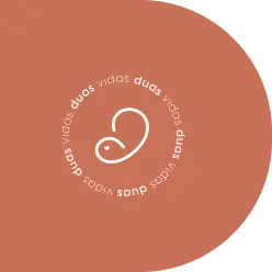 logo do duas vidas em um fundo bege escuro